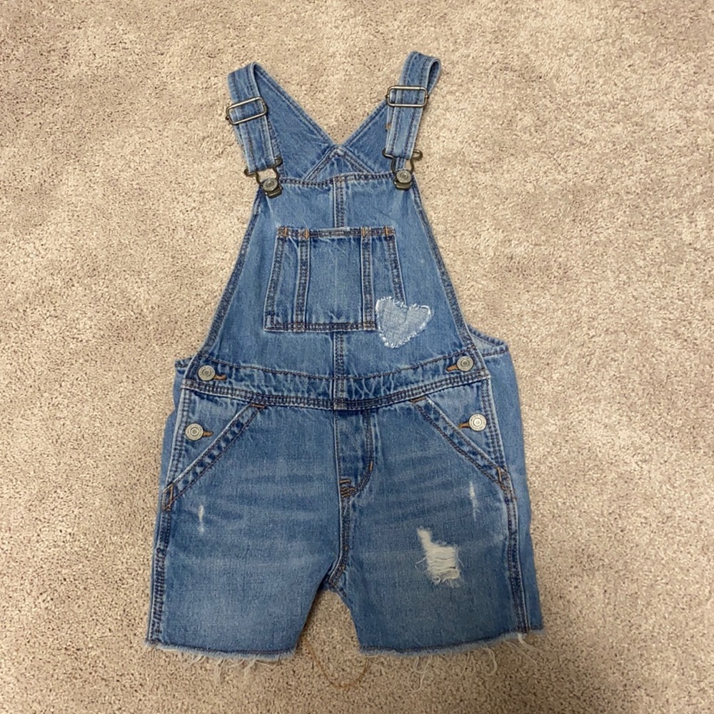Gap kids short overalls